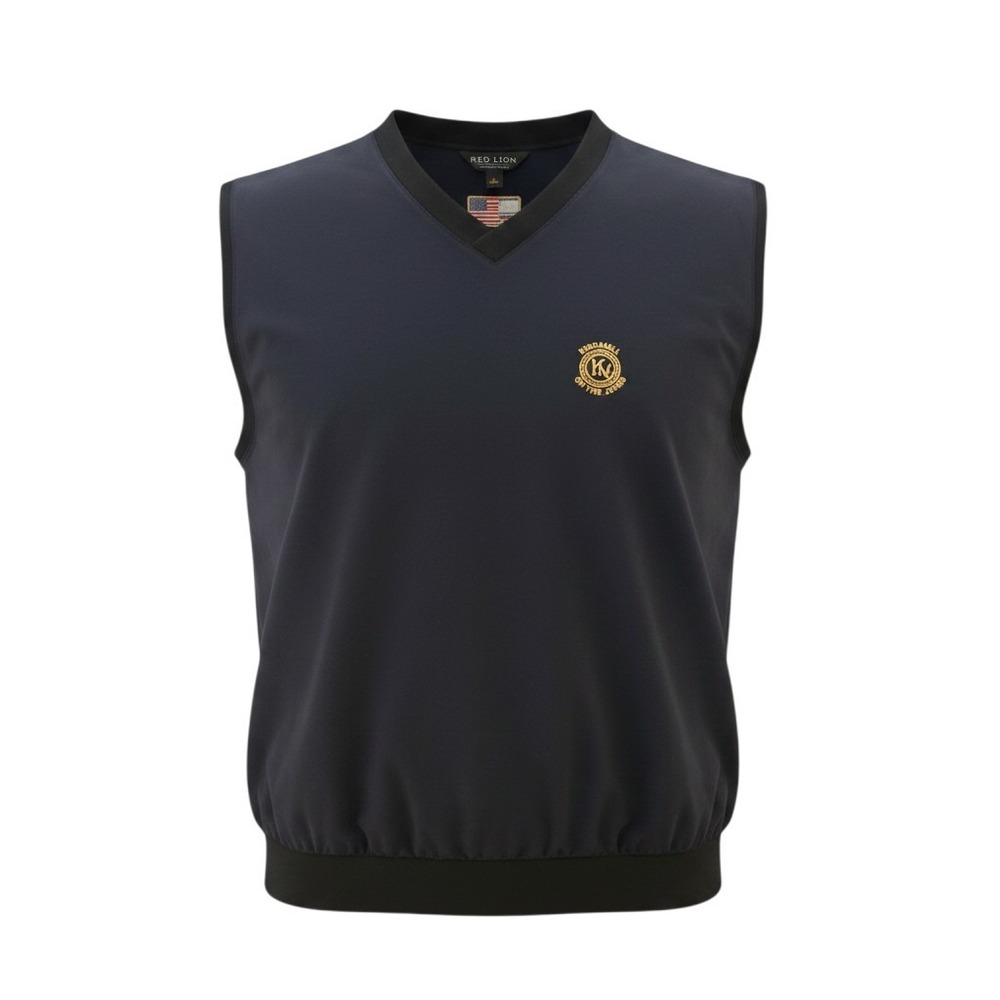 Red Lion Mens Navy Blue Kingsmill on the James V-Neck Golf Wind Vest Large USA